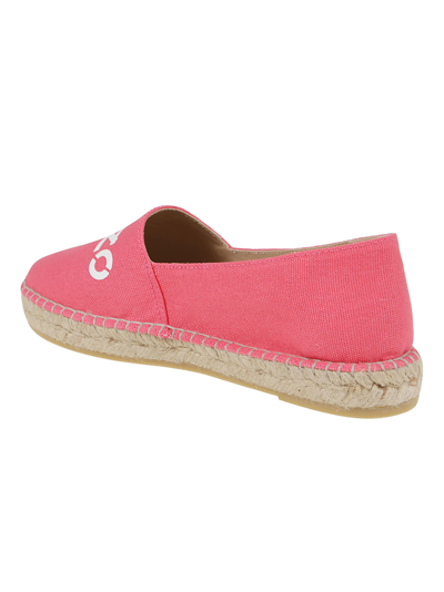 Shop Kenzo Espadrilles Classic Logo In Coral