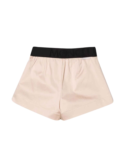 Shop Moncler Pink Shorts In Rosa