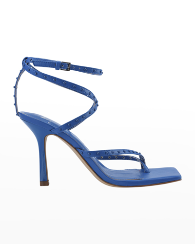 Shop Marc Fisher Ltd Dallin Heeled Sandals In Medium Blue
