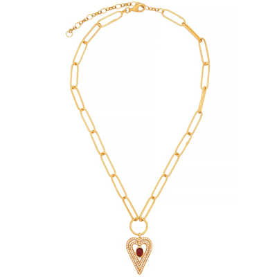 Shop Soru Jewellery Amore 18kt Gold-plated Necklace