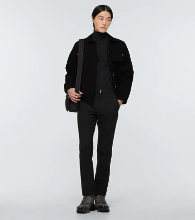 Shop Givenchy Cotton Jacket In Black