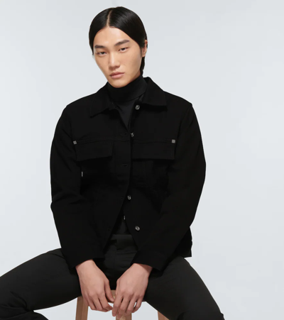 Shop Givenchy Cotton Jacket In Black