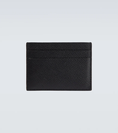 Shop Balenciaga Cities Paris Leather Card Holder In Black/l White Paris