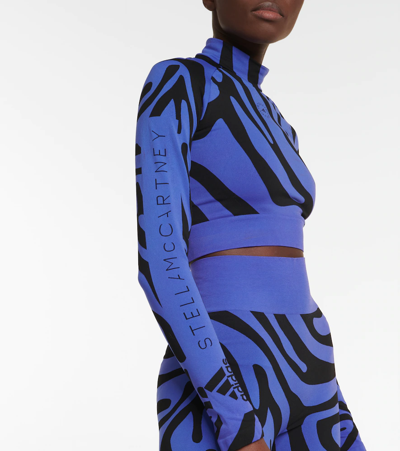 Adidas By Stella Mccartney Asmc Jersey Sweatpants In Ashpea