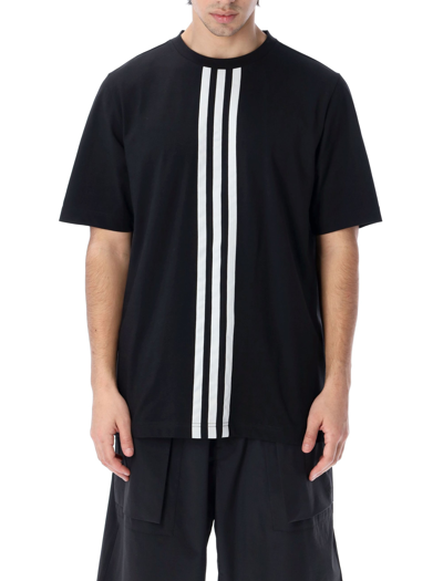 Shop Y-3 Vertical Stripes T-shirt In Black