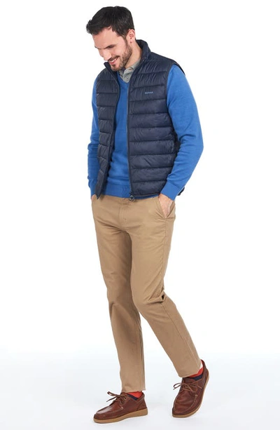 Shop Barbour Bretby Quilted Vest In Navy