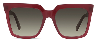 Shop Celine Bold 3 Dots Cl 4055in 69f Oversized Square Polarized Sunglasses In Brown