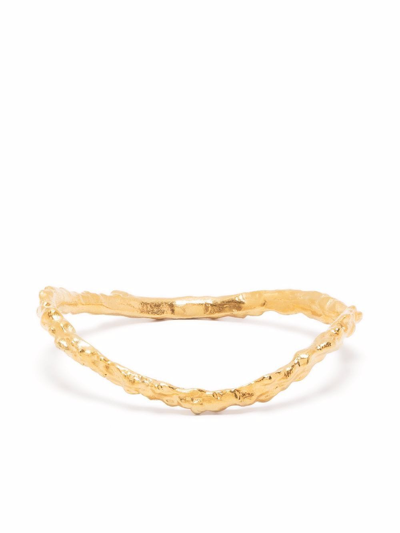 Shop Alighieri Gold-plated The Inferno Bangle