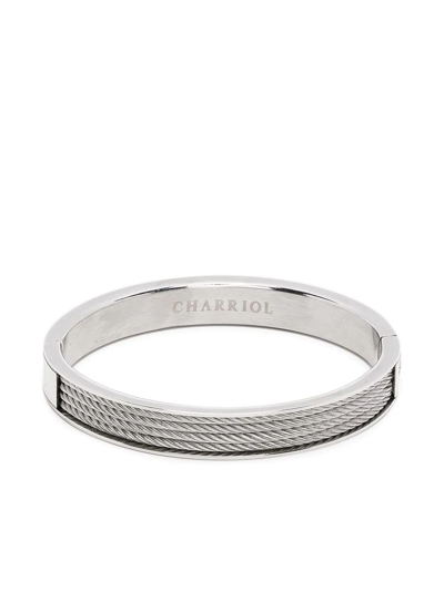 Shop Charriol Forever Cable Bangle In Silver