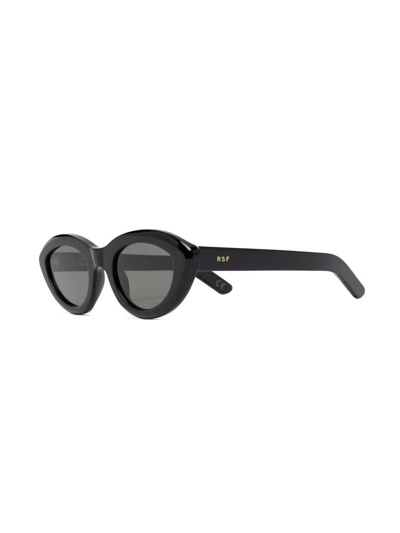 Shop Retrosuperfuture Cat-eye Frame Sunglasses In Schwarz