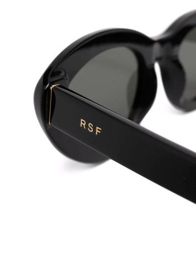 Retrosuperfuture Cocca Black Cat-eye Acetate Sunglasses In Schwarz
