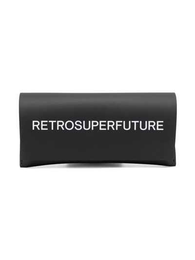 Shop Retrosuperfuture Cat-eye Frame Sunglasses In Schwarz