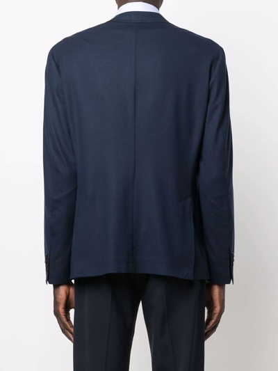 Canali Classic Tailored Blazer In Blue