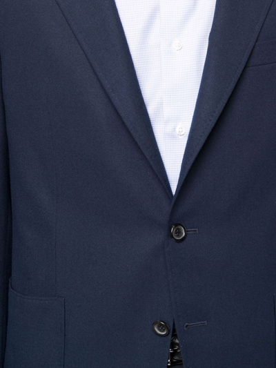 Canali Classic Tailored Blazer In Blue