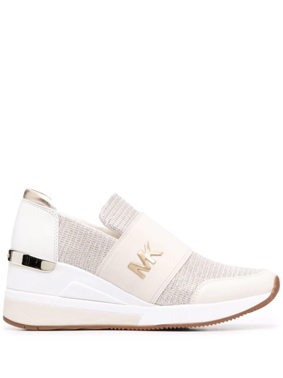 Michael Michael Kors Felix Slip-on Sneakers In Nude