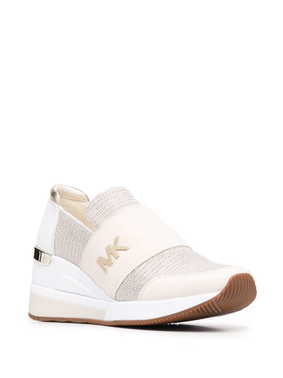 Michael Michael Kors Felix Slip-on Sneakers In Nude