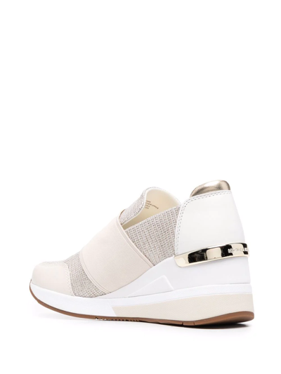 Michael Michael Kors Felix Slip-on Sneakers In Nude