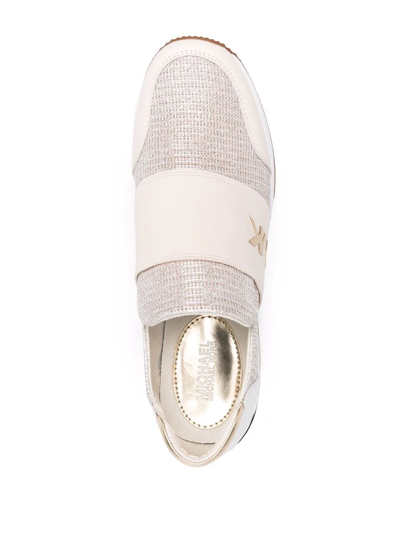 Michael Michael Kors Felix Slip-on Sneakers In Nude