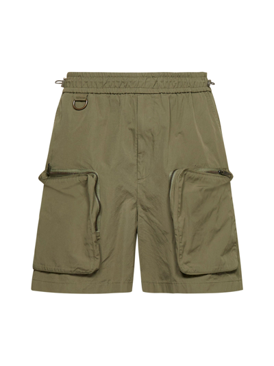 Shop Dolce & Gabbana Pocket Detailed Cargo Shorts In Green