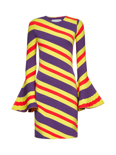 Shop Jw Anderson Striped Fluted In Multi