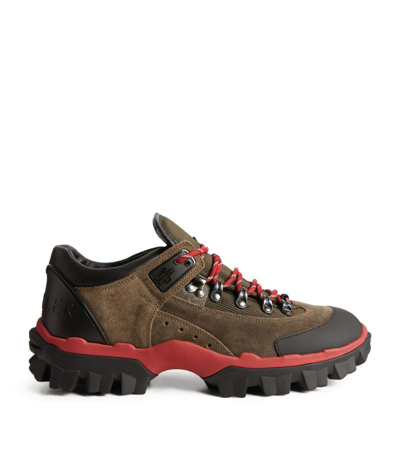 Shop Moncler Henry Hiking Boots In Brown
