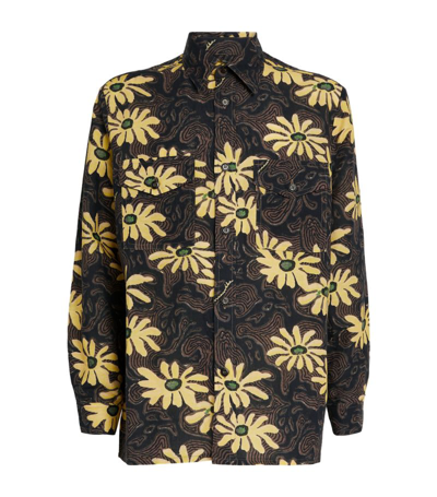 Shop Nanushka Floral Print Shirt In Multi