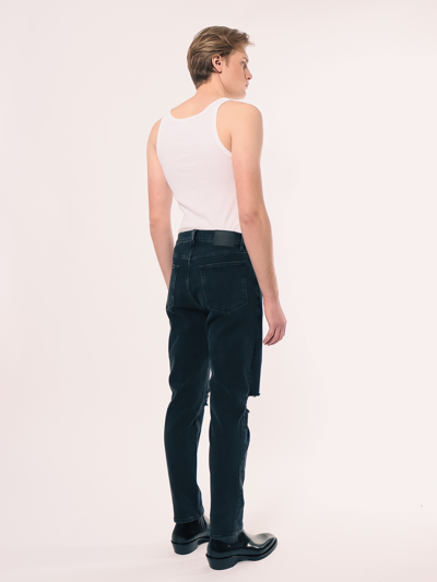 Shop Amendi Axel Tapered Jeans In Black