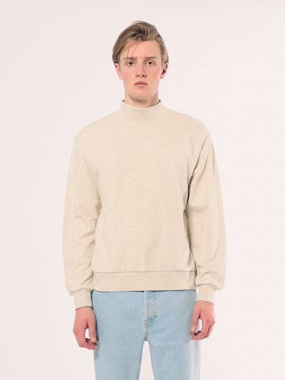 Shop Amendi Ebbe Sweatshirt In Grey Melange
