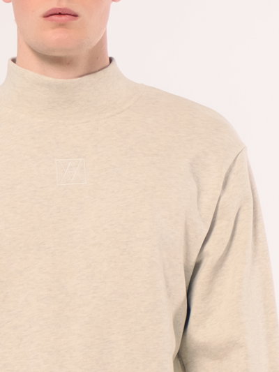 Shop Amendi Ebbe Sweatshirt In Grey Melange