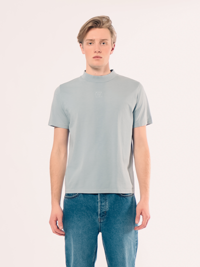 Shop Amendi Marco T-shirt In Light Blue