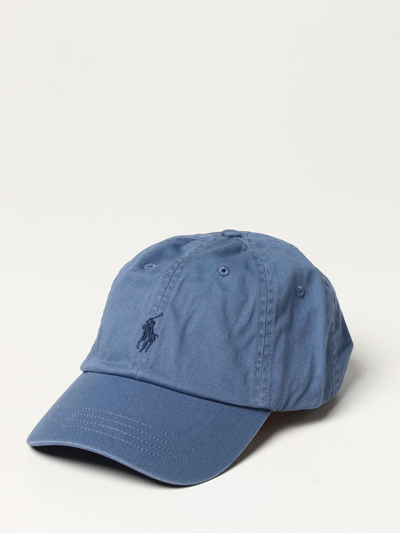 Shop Polo Ralph Lauren Baseball Cap In Gnawed Blue
