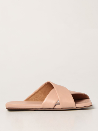 Shop Marsèll Tavola Sandals In Calfskin In Nude