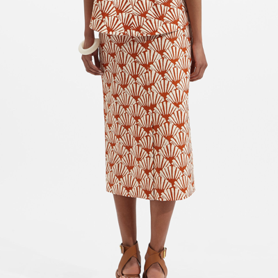 La Doublej Pencil Skirt In Ventaglio