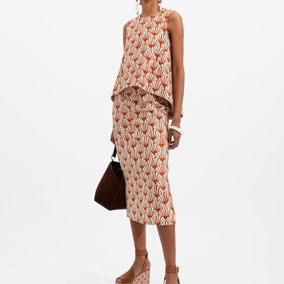 La Doublej Pencil Skirt In Ventaglio