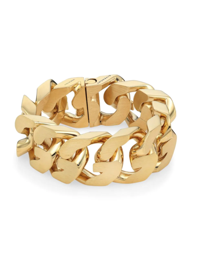 Shop Givenchy Men's G Chain Medium Goldtone Bracelet