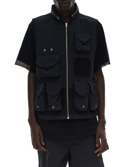 Shop Helmut Lang Tactical Vest In Black