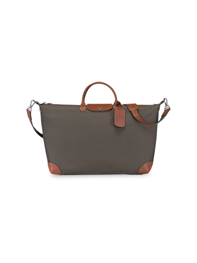 Shop Longchamp Men's Boxford Xl Nylon Travel Bag In Brown