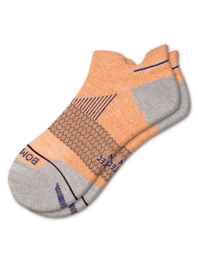 Shop Bombas Women's Wool-blend Running Ankle Socks In Papaya Clay