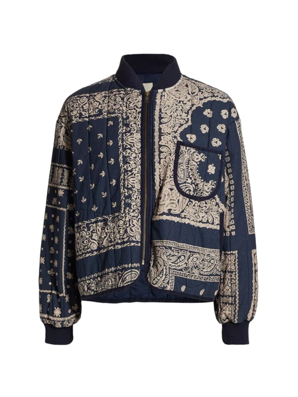 新しい Sacai Bandana Print Bomber Jacket19 04267 retail ブルゾン
