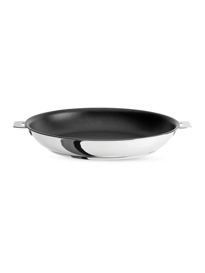Shop Cristel Casteline Stainless Steel Frying Pan In Black