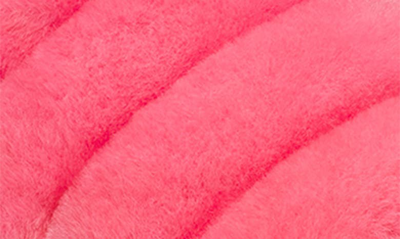 Shop Ugg Fluff Yeah Genuine Shearling Slingback Sandal In Pink Rose