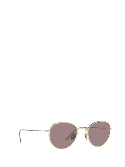 Shop Prada Pr 53ws Satin Pale Gold Sunglasses