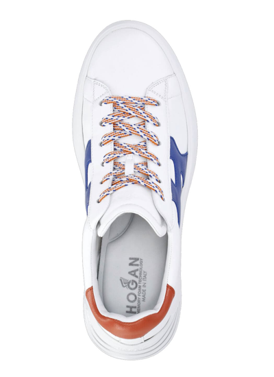 Shop Hogan Rebel Sneakers In White