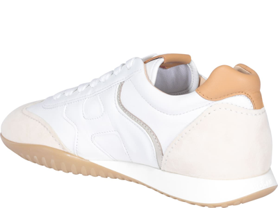 Shop Hogan Olympia Sneakers In White