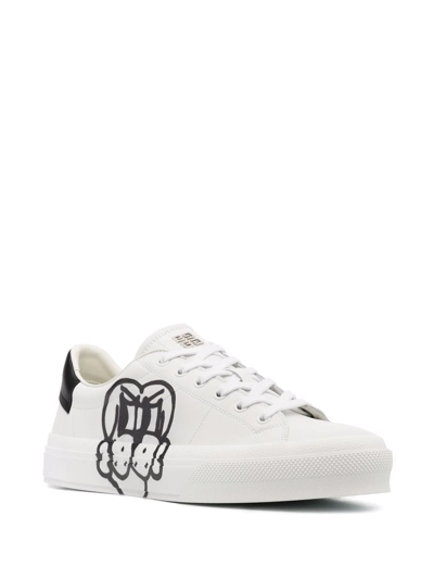 Shop Givenchy X Chito City Court Low-top Sneakers In Weiss