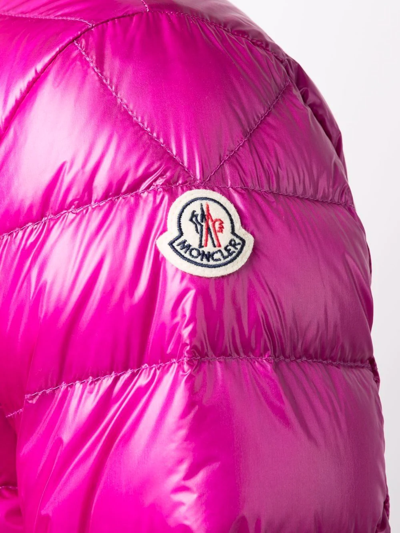 Shop Moncler Acorus Padded Jacket In Pink