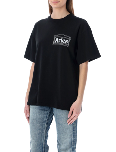Shop Aries Love Rat T-shirt In Black