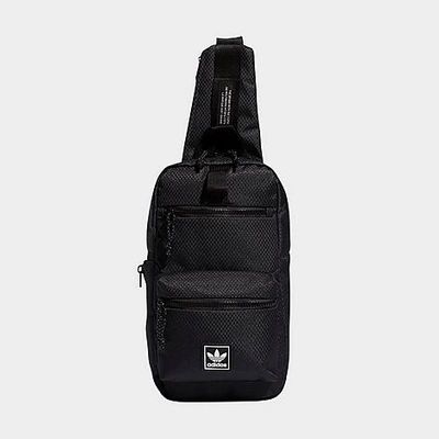 Shop Adidas Originals Utility Sling Bag In Black