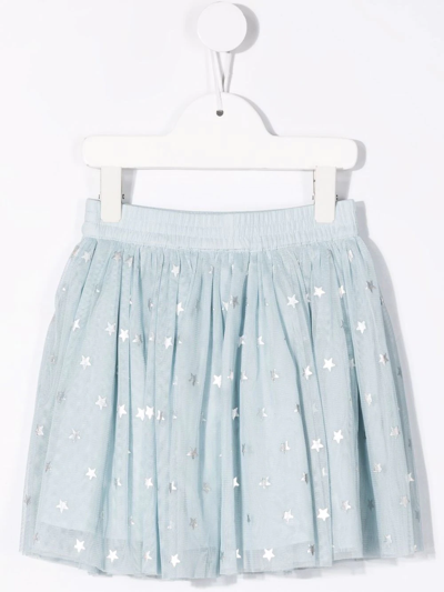 Shop Stella Mccartney Star-print Tutu Skirt In Blue