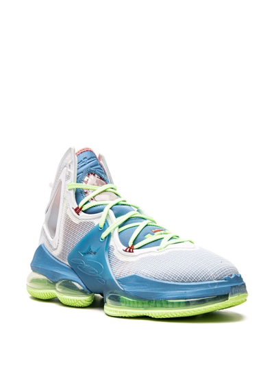Shop Nike Lebron 19 "tropical" Sneakers In Blue